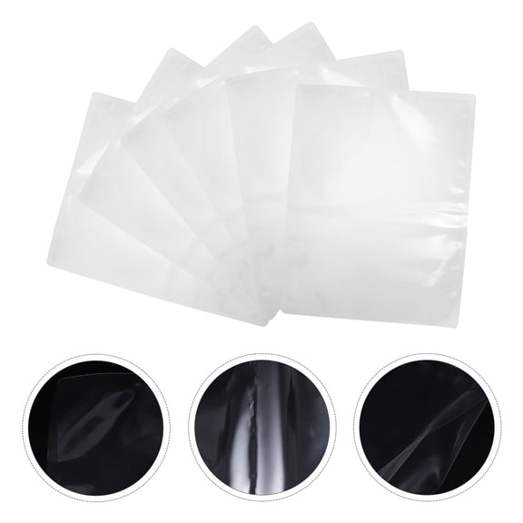 Soimiss 10Pcs Transparent Poultry Heat Shrink Bags Pe Material Clear Design Easy to Handle