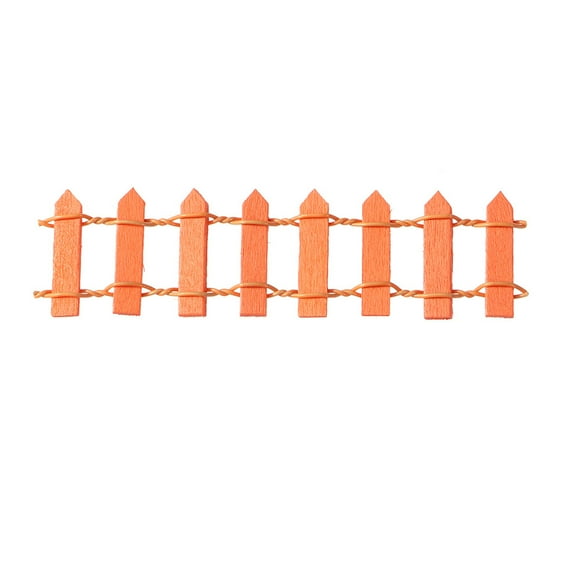 UNOMOR 10pcs Small Fences Assorted Color Decorative Fence for Guesthouses and Hotels