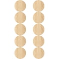 thumbnail image 1 of UNOMOR 10pcs Unfinished Round Discs For Diy Crafts Smooth Blanks For Painting Decorations And Art Projects, 1 of 8