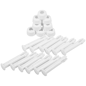 Soimiss Replacement Locking Pin for Pool Tools Durable PVC White for Gym