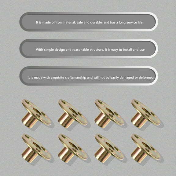 Soimiss Round Base Nut Iron 18Pcs