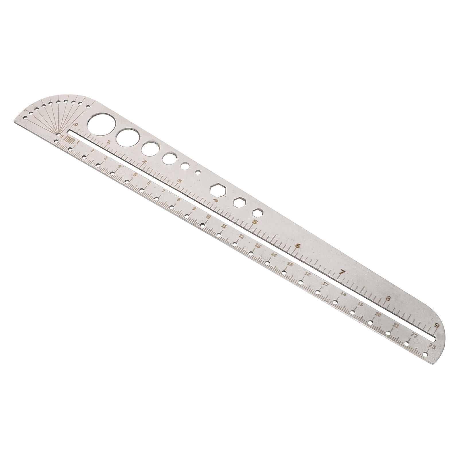 UNOMOR 1Pack Centimeter Square Ruler Stainless Steel Ruler for Craft ...