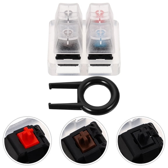 Soimiss 1Pack Key Fob Tester Keyboard Testing Tool ABS for Office Use
