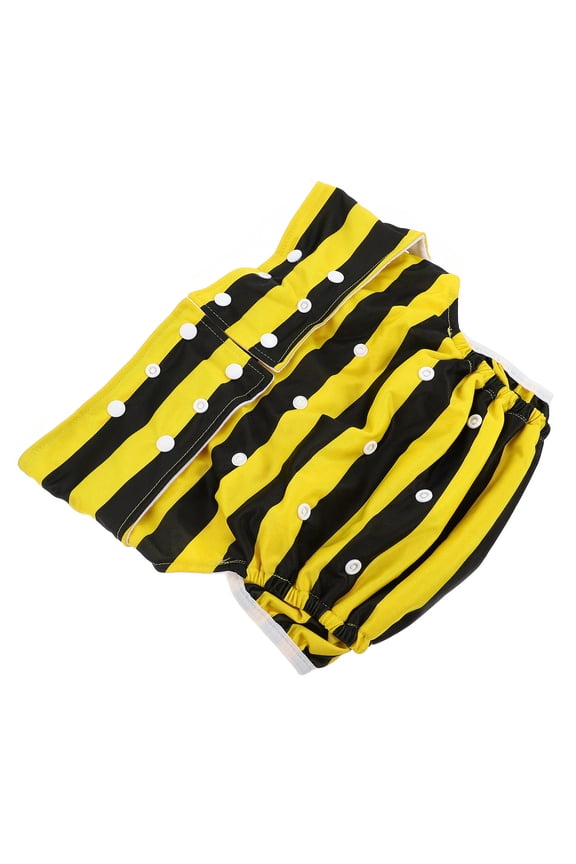 1Pack Leak Proof Pant Yellow Cloth Diaper Quick Dry for Heavy Absorbent Days