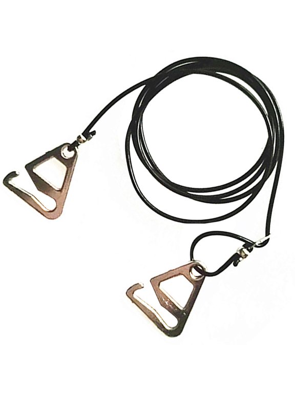 Removable Black Bra Strap with Crystal Rope for Halter and Tube Tops