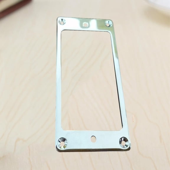 Soimiss 1Pc Plated Silver Metal Humbucker Pickup Rings for Guitar Easy to Install Durable Sturdy Mounting Frame