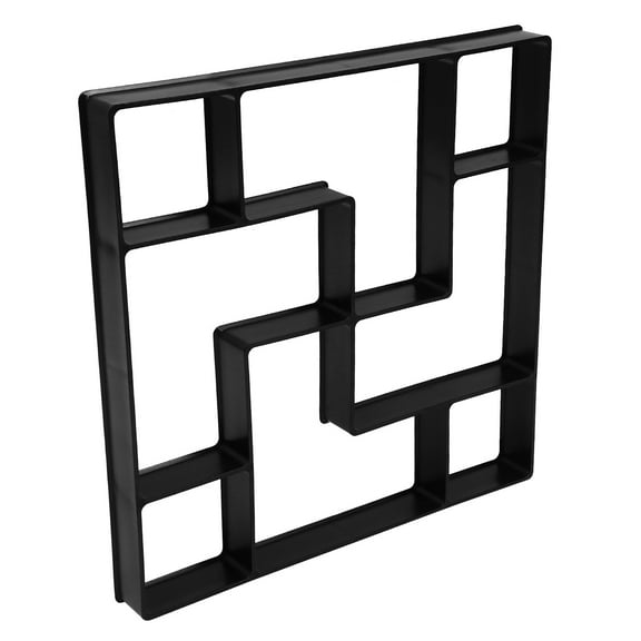 Soimiss 1Pc Plastic Floor Tile Mold for Garden Path Creation