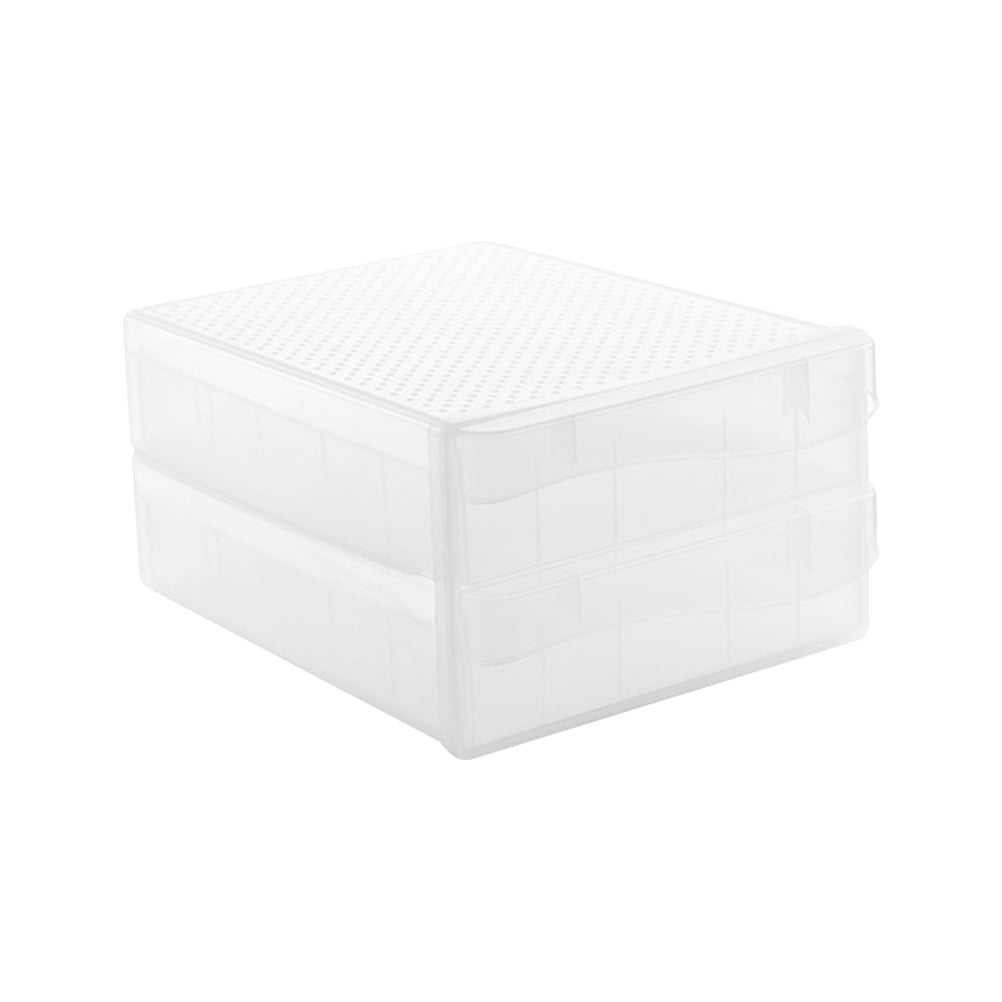 Soimiss 1Pc Durable Transparent Egg Holder Plastic Box for Household Fridge Storage