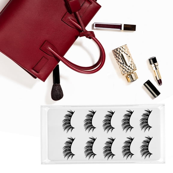 Soimiss Eyelash Boxes Acrylic White Bottom 1Set