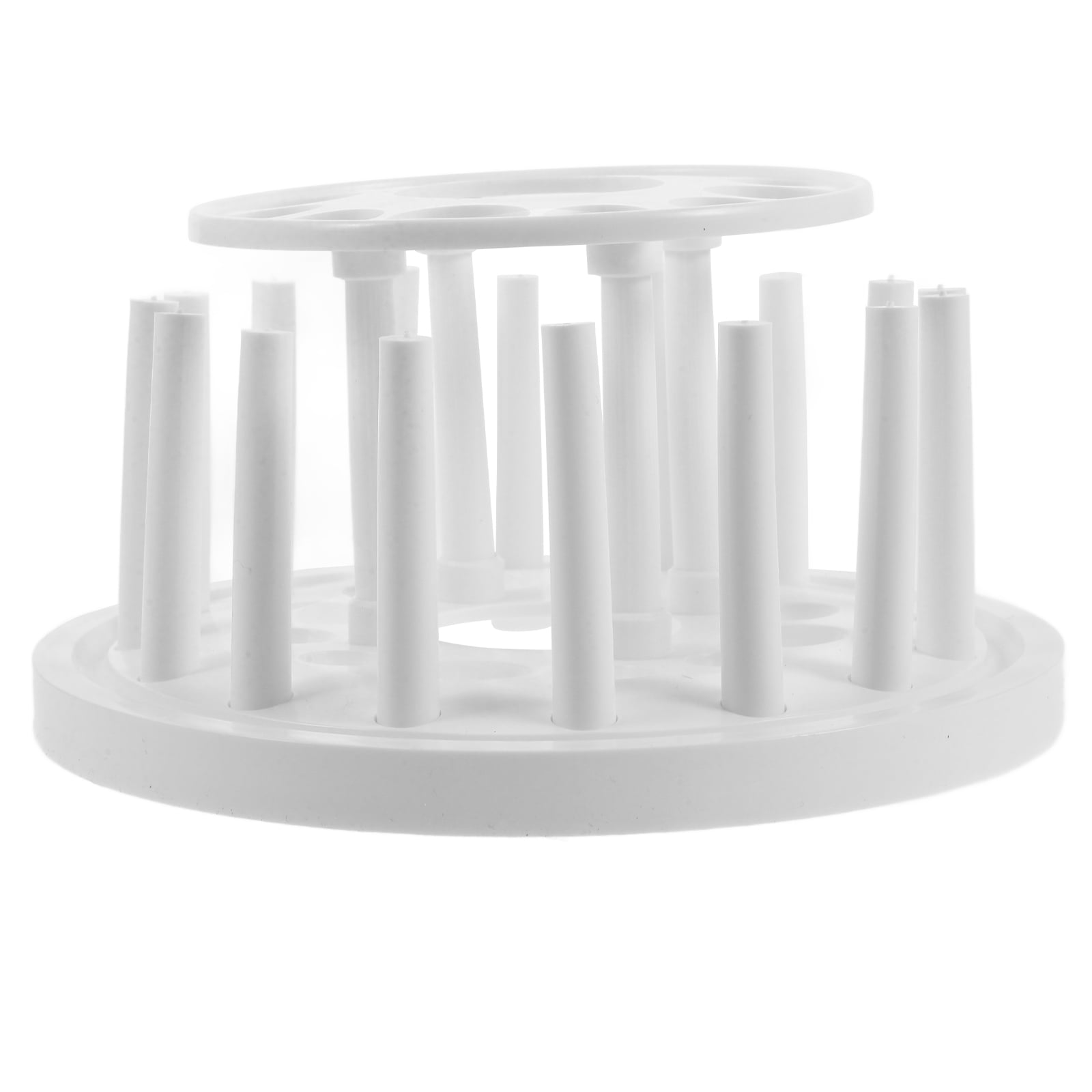 UNOMOR 1Set Microcentrifuge Tube Rack Plastic White Tube Display Rack ...