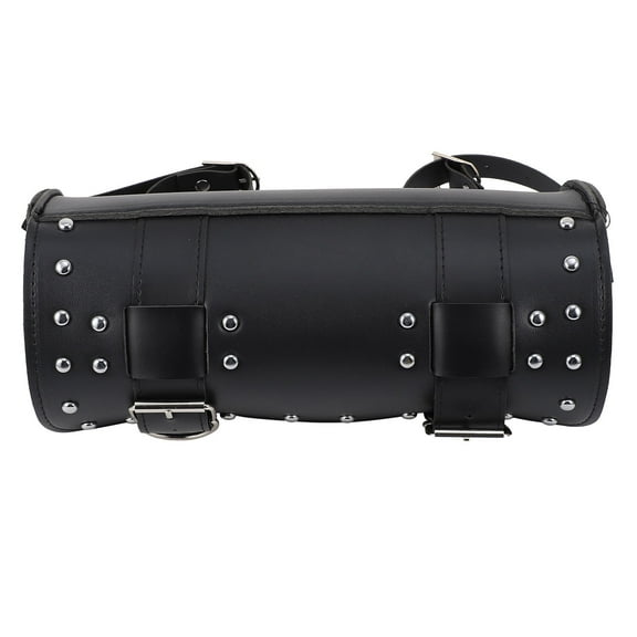 UNOMOR 1Set Motorcycle Side Case Storage Bag Thickened Double Layer PU for Motorcyclists