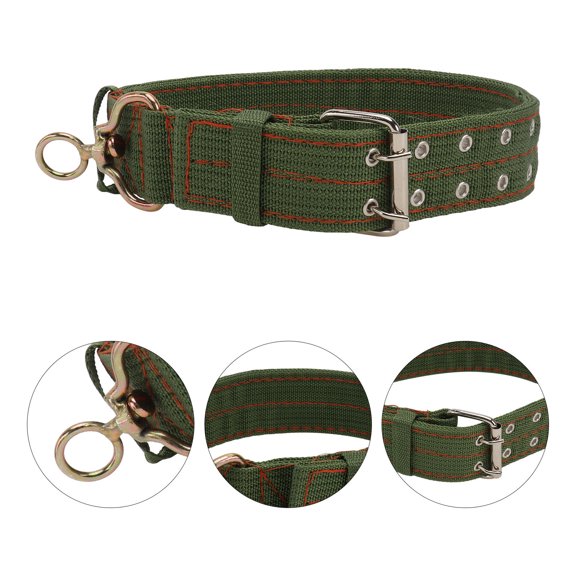Soimiss 1Pc Green Livestock Collar Sheep Traction Rope with Comfortable Canvas Material