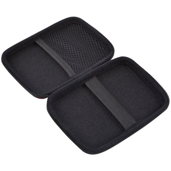 Soimiss Small Electronics Bag Storage Bag Black EVA 1Set