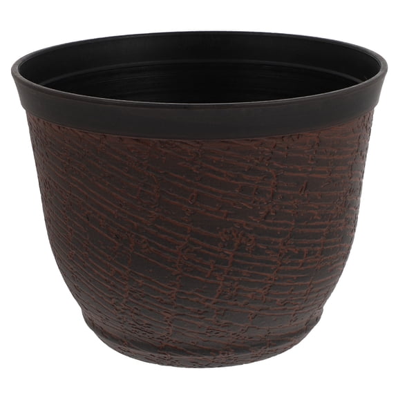 UNOMOR 1pc Flowerpot Indoor Plants Indoor Plant Pots Flower Pot Rustic Decor Country Decor Unique Planters Plastic