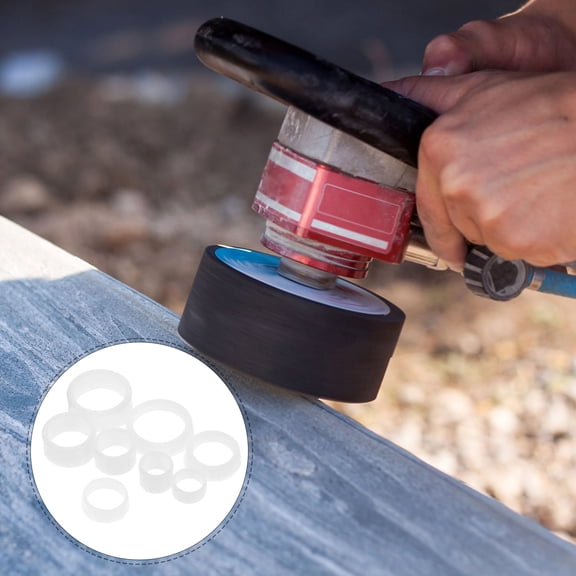 Soimiss 2 Sets Grinder Adapter Plastic Bench Grinder Replacement Parts for Professional Grinding Tasks