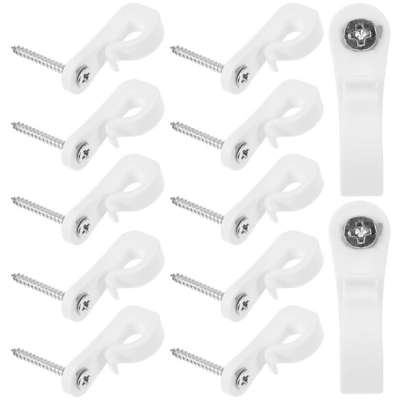 UNOMOR 20 Sets Garden Lantern Hooks Plastic Indoor and Outdoor Use for Users