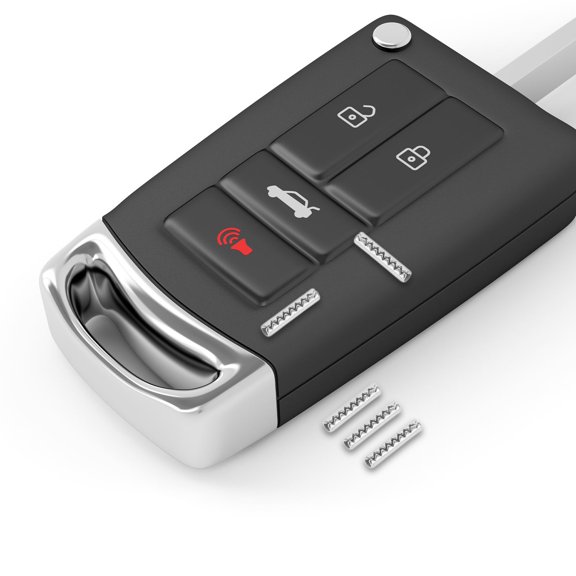 Soimiss 200Pcs Durable Stainless Steel Dowel Pins for Car Flip Key Accessories and Remote Key Repair