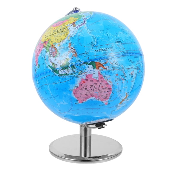 UNOMOR 20cm Globe with Stand for Decoration and Educational Use Plastic Material