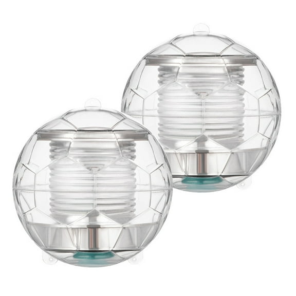 UNOMOR 2PCS/Set Garden Lights Solar Powered Ornaments Floating Lights For Events LED Mini