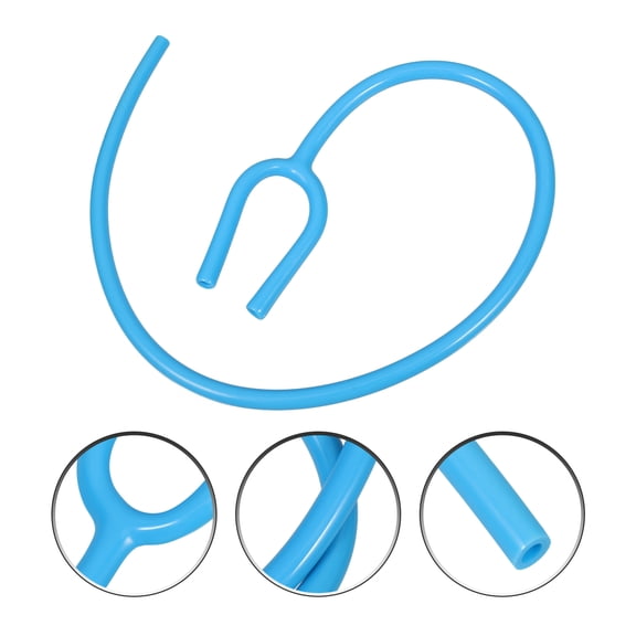 UNOMOR 2Pack Stethoscope Tubing Stethoscope Extension Tube Sky-blue for Medical Use Professionals