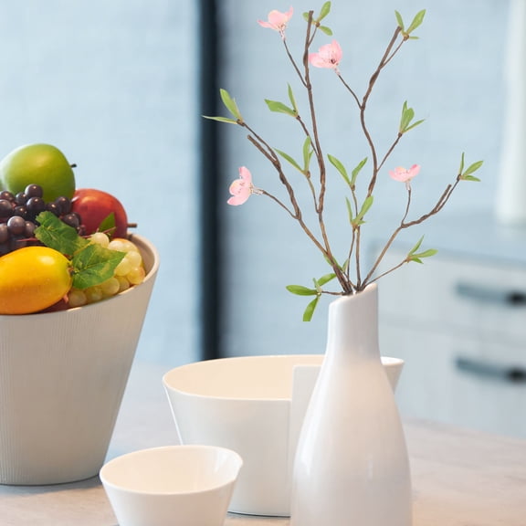 UNOMOR 2Pcs Artificial Flower Bud Picks Plastic Small Bud Stems Decorative Home Decoration