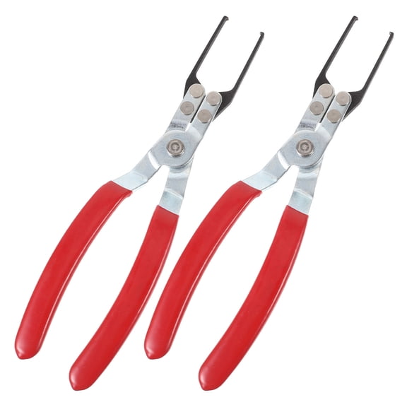 Soimiss 2Pcs Relay Disassembly Tool Pliers Red Alloy Steel for Auto Repair