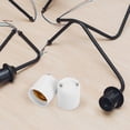 thumbnail image 1 of Soimiss 2Pcs Reliable White Lamp Socket Adapter Simple Install Bulb Converter for Versatile Indoor Light Fixtures, 1 of 7