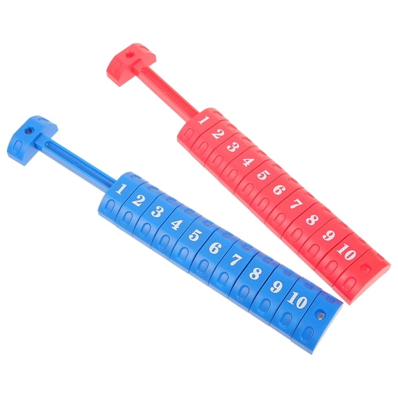 UNOMOR 2Pcs Mini Scoreboard Scorers Plastic Red for Table Football Games