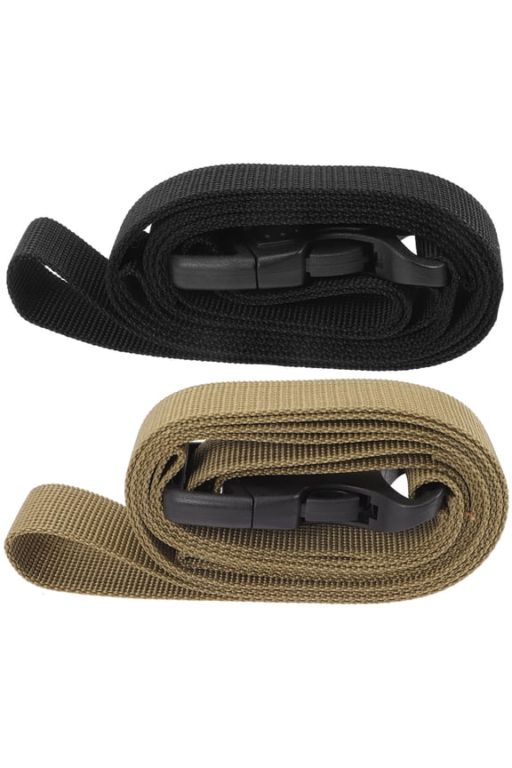 2Pcs Practical Adjustable Fixed Strap with Quick Release Buckle for Tent and Luggage