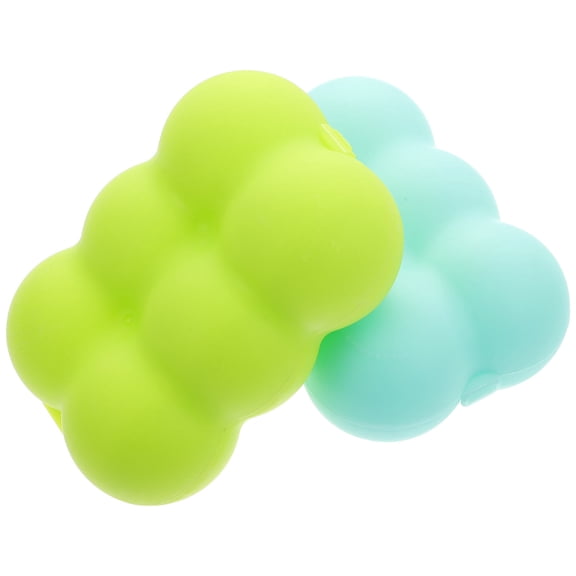 UNOMOR 2Pcs Portable Pill Holder PP Green Prevent Pollution Travel Use