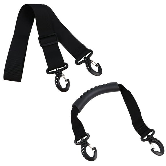 Soimiss Snowboard Boot Hand Carry Strap Black 2pcs