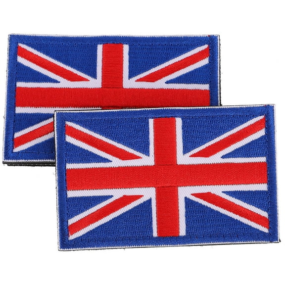 Soimiss Clothing Patches Flag Patches Polyester Multi 2Pcs