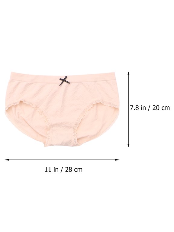 2Pcs Seamless Breathable Womens Briefs Mid Waist Cut Lift and Shape for Women