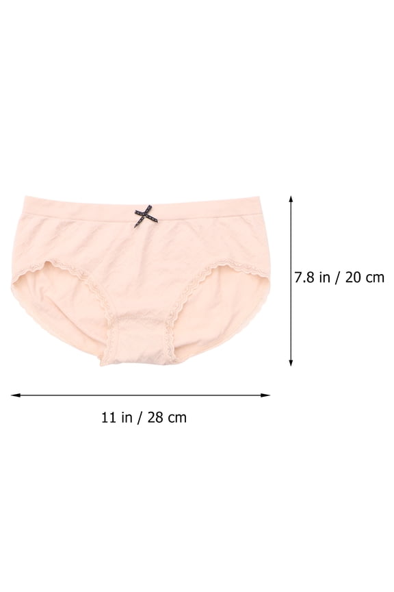 2Pcs Seamless Breathable Womens Briefs Mid Waist Cut Lift and Shape for Women