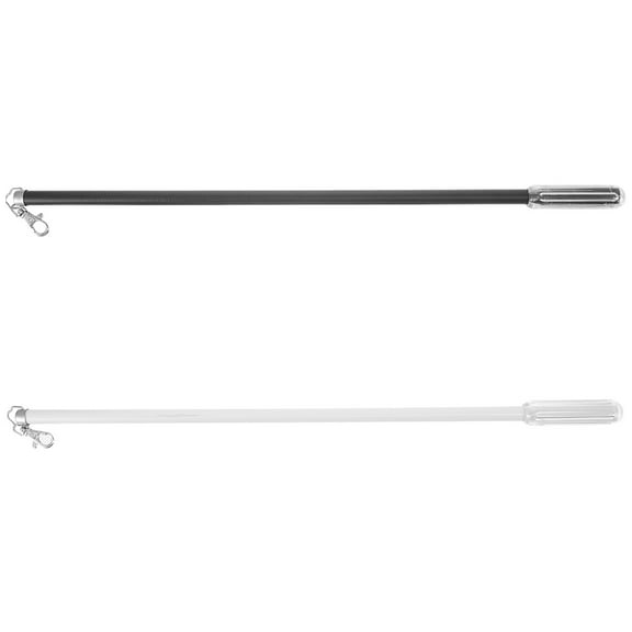 Soimiss 2Pcs Drapery Pull Rod with Sleek Finish and Bending Resistance Suitable for Office and Bedroom