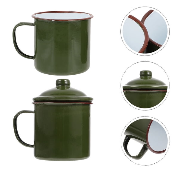 UNOMOR 2pcs Drinking Mugs Coffee Cups For Home Office Outdoor Use Smooth Design For Enjoyment For Milk Tea Juice More