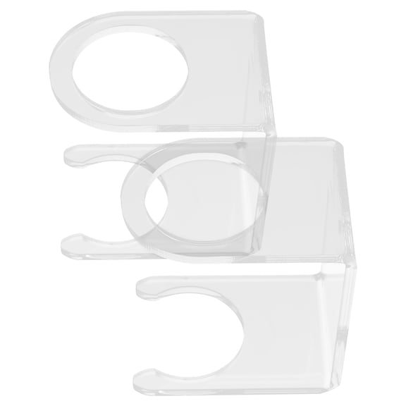 Soimiss Wall Mount Minimalist Baseball Bat Holder Acrylic 2Pcs