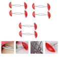 thumbnail image 1 of UNOMOR 3 Pcs Shoe Shape Holder Adjustable Length Shoe Trees Red for Storage, 1 of 1