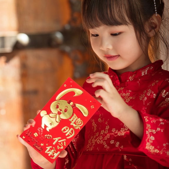 Soimiss 30Pcs Red Envelopes Red Packet Gifts for Lunar New Year with Large Capacity and Festive Design