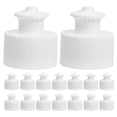 thumbnail image 1 of Soimiss 30Pcs Lightweight White Sport Bottle Caps with Easy Pull Design, 1 of 8