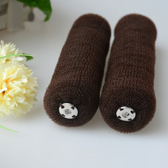 Soimiss 3Pcs Hair Doughnut Maker Nylon Bun Tool for Women Long Hair in Home Furnishing