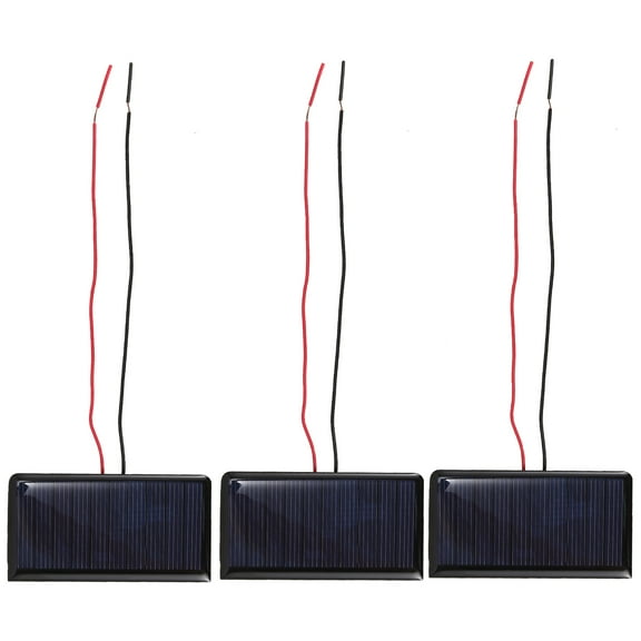 Soimiss Compact Solar Cells  Multi-Poly Silicon Efficient Charging for Devices 3Pcs