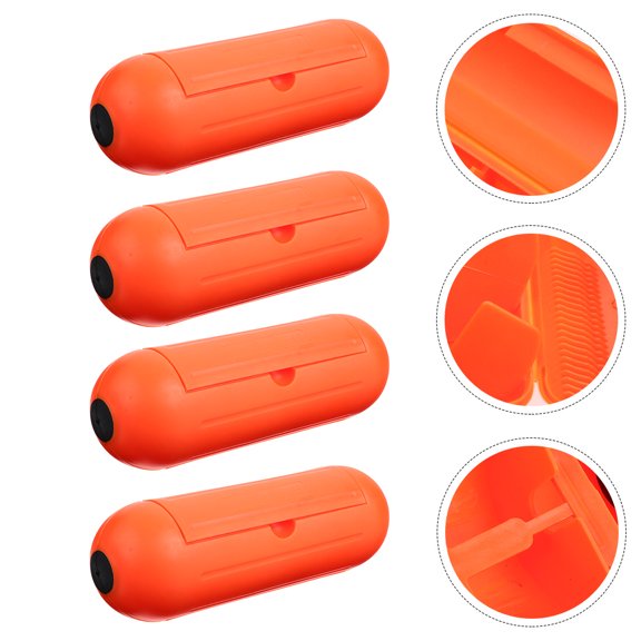 UNOMOR 4Pcs Cable Organizer Box ABS Random Resistant Outdoor Industrial Grade
