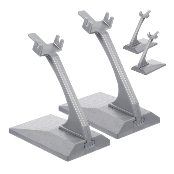 Soimiss Aircraft Display Holder Grey Plastic for Supporting Models  4Pcs