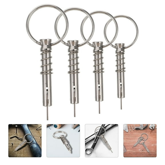 UNOMOR 4Pcs of Boat Pin Stainless Steel for Professional Design and Efficiency