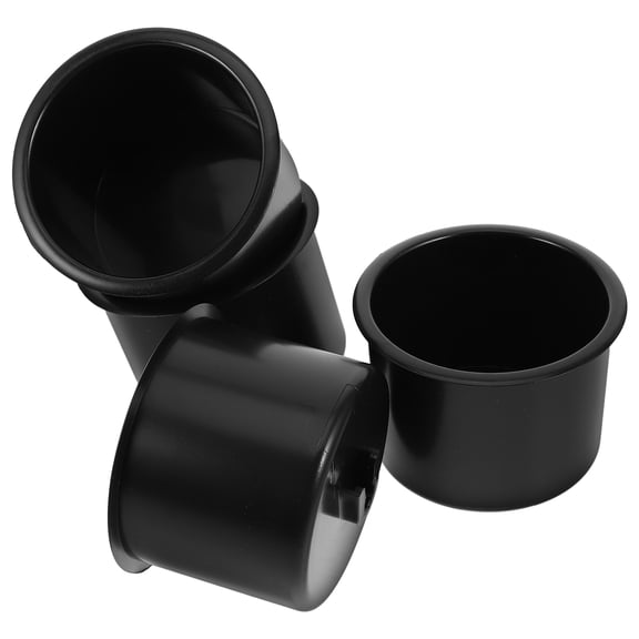 Soimiss Stable Plastic Cup Holders for Boats and Rvs Antislip Design Black 4Pcs