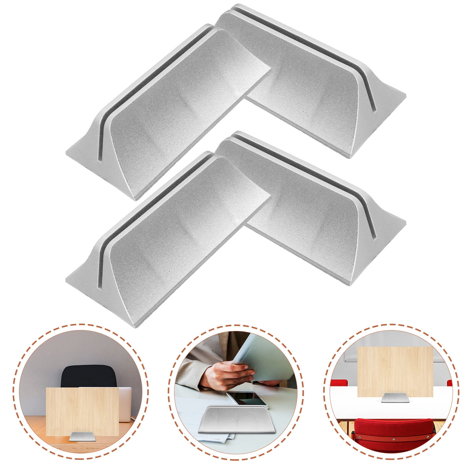 UNOMOR 4pcs Thickened Divider Bracket Plastic Support Pad Partition ...