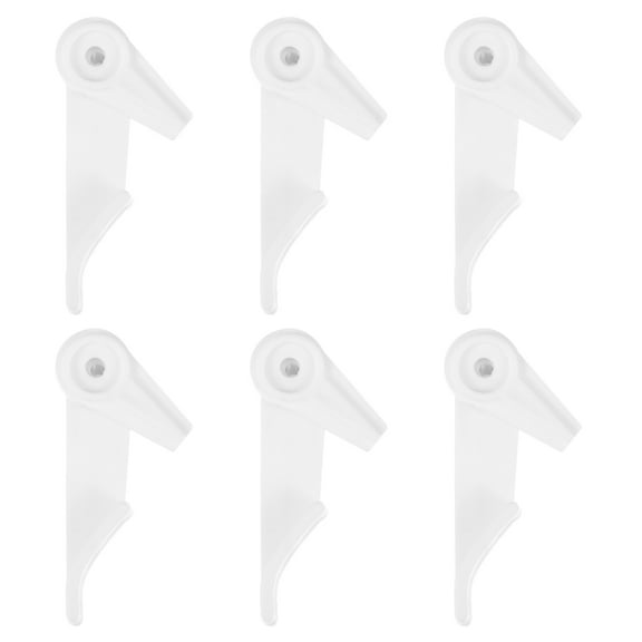 UNOMOR 50 Sets Socket Light Clips Plastic Non Eye Catching Design For Office Lighting