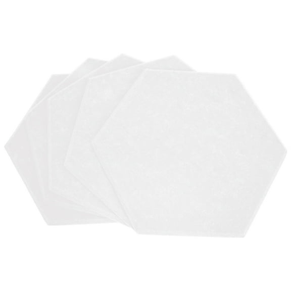Soimiss 5Pcs White Acoustic Panel Sound Absorbing Board for Recording Studio and Practice Room