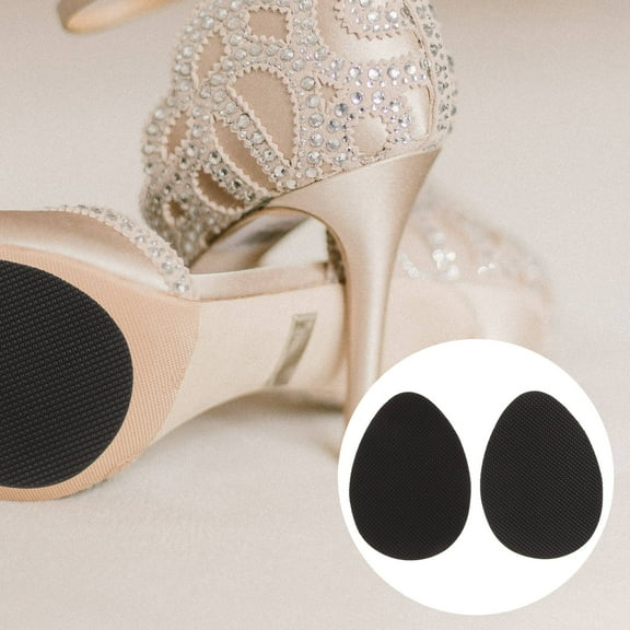 UNOMOR 6pairs High Heel Sole Protectors Non Slip Shoe Pads For Men Women For Boots Sandals Easy Peel Adhesive Finish